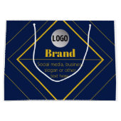 Uw Logo & Aanpasbare Ontwerpsjabloon Groot Cadeauzakje (Voorkant)