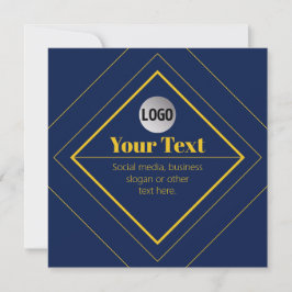 Uw Logo & Aanpasbare Ontwerpsjabloon Kaart