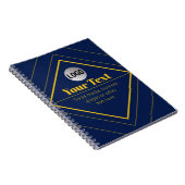 Uw Logo & Aanpasbare Ontwerpsjabloon Notitieboek (Rechterzijde)