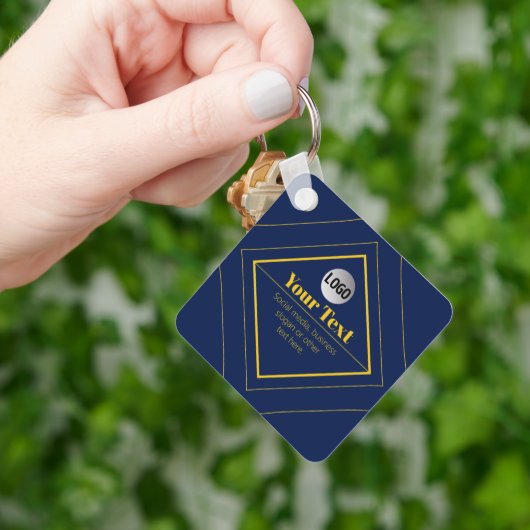 Uw Logo & Aanpasbare Ontwerpsjabloon Sleutelhanger (Hand)