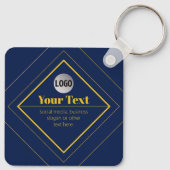 Uw Logo & Aanpasbare Ontwerpsjabloon Sleutelhanger (Achterkant)