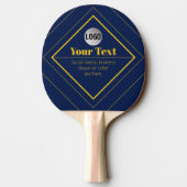 Uw Logo & Aanpasbare Ontwerpsjabloon Tafeltennisbatje (Achterkant)