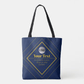 Uw Logo & Aanpasbare Ontwerpsjabloon Tote Bag (Achterkant)