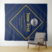 Uw Logo & Aanpasbare Ontwerpsjabloon Wandkleed (In Situ (horizontaal))