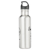 Uw Logo Addiction Recovery Merchandise Waterfles (Achterkant)