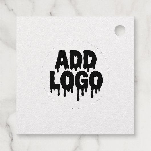 Uw Logo-afbeelding aanpassen Bedankjes Labels (Achterkant)