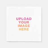 Uw Logo Afbeelding bedrijf Servet (Voorkant)