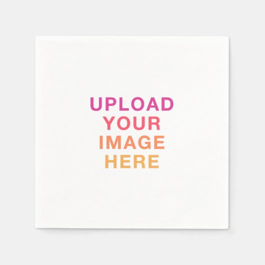 Uw Logo Afbeelding bedrijf Servet (Voorkant)