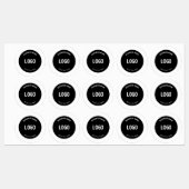 Uw logo, afbeelding of ontwerp & bewerkbare tekst labels (Vel)