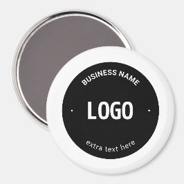 Uw logo, afbeelding of ontwerp & bewerkbare tekst magneet