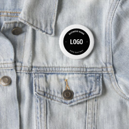 Uw logo, afbeelding of ontwerp & bewerkbare tekst ronde button 5,7 cm