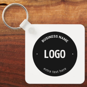 Uw logo, afbeelding of ontwerp & bewerkbare tekst sleutelhanger