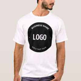 Uw logo, afbeelding of ontwerp & bewerkbare tekst t-shirt