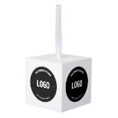 Uw Logo, Afbeelding of ontwerp en bewerkbare tekst Decoratie (Achter hoekig)