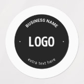 Uw Logo, Afbeelding of ontwerp en bewerkbare tekst Labels (Design 2)