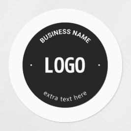 Uw Logo, Afbeelding of ontwerp en bewerkbare tekst Labels