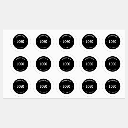 Uw Logo, Afbeelding of ontwerp en bewerkbare tekst Labels (Vel)