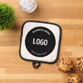 Uw Logo, Afbeelding of ontwerp en bewerkbare tekst Pannenlap (Top down)