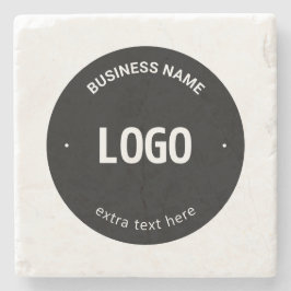 Uw Logo, Afbeelding of ontwerp en bewerkbare tekst Stenen Onderzetter