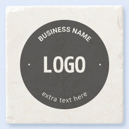 Uw Logo, Afbeelding of ontwerp en bewerkbare tekst Stenen Onderzetter