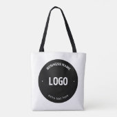 Uw Logo, Afbeelding of ontwerp en bewerkbare tekst Tote Bag (Achterkant)