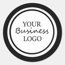 Uw Logo Afbeelding ronde Sticker