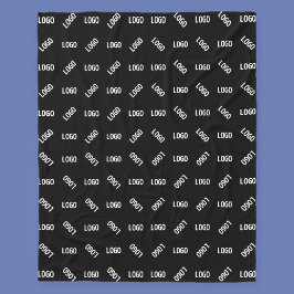 Uw Logo/Afbeelding | Uniek modern geometrisch patr Fleece Deken