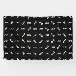 Uw logo/afbeelding | Uniek modern geometrisch patr Spandoek