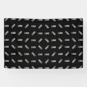 Uw Logo/Afbeelding   Uniek modern geometrisch patr Spandoek