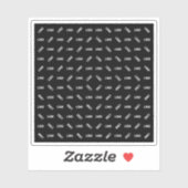 Uw Logo/Afbeelding | Uniek modern geometrisch patr Sticker (Vel)