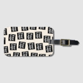 Uw Logo/andere geüploade Afbeelding | Willekeurige Bagagelabel (Voorkant (horizontaal))