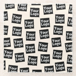 Uw Logo/andere geüploade Afbeelding   Willekeurige Glazen Onderzetter