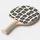 Uw Logo/andere geüploade Afbeelding | Willekeurige Tafeltennisbatje (Voorkant Gekanteld)