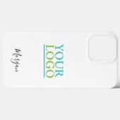 Uw Logo/Art/Foto, DIY Name Black Script, White Case-Mate iPhone Case (Achterkant (horizontaal))