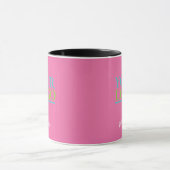 Uw Logo/Art/Foto, noem het Witte Manuscript, Roze Mok (Midden)