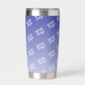 Uw Logo automatisch betegelde bewerkbare kleur Omb Geïsoleerde Drinkbeker (Achterkant)