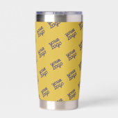 Uw Logo automatisch betegelde gouden/bewerkbare kl Geïsoleerde Drinkbeker (Achterkant)