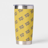 Uw Logo automatisch betegelde gouden/bewerkbare kl Geïsoleerde Drinkbeker (Rechts)