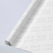 Uw logo automatisch verlicht en herhalend cadeaupapier