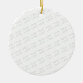 Uw logo automatisch verlicht en herhalend keramisch ornament