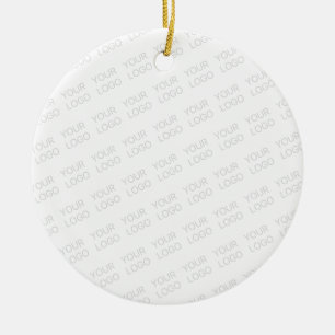 Uw logo automatisch verlicht en herhalend keramisch ornament