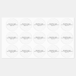 Uw logo automatisch verlicht en herhalend labels