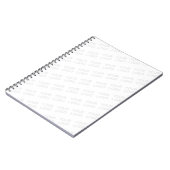 Uw logo automatisch verlicht en herhalend notitieboek (Linkerzijde)