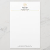 Uw Logo-bedrijf | Advocaat Briefpapier (Voorkant)