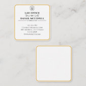 Uw Logo-bedrijf | Advocaat Notitiekaartje (Voorkant / Achterkant)