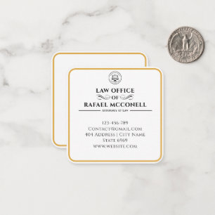 Uw Logo-bedrijf   Advocaat Notitiekaartje