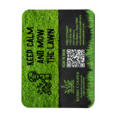 Uw Logo-bedrijf | Citaten voor gazonverzorging Magneet (Verticaal)