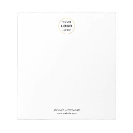 Uw Logo-bedrijf Corporate White Notitieblok