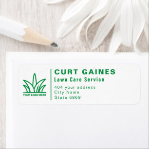 Uw Logo-bedrijf   Lawn Care-service Etiket