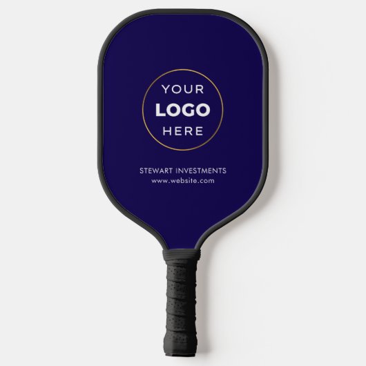 Uw Logo Bedrijf Marine Blauw Pickleball Paddle (Achterkant)
